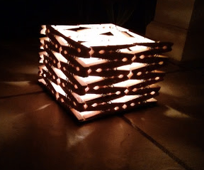 Clothespin Lamp