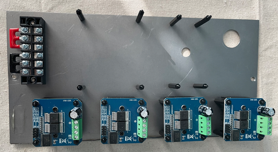 Mount BTS7960 H-Bridges