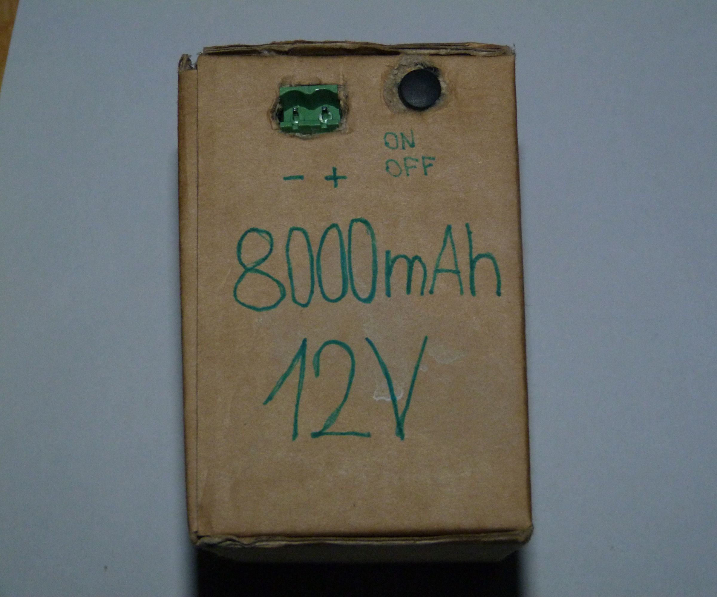 DIY Homemade Li-Pol Box 11.1-12V 8000mAh