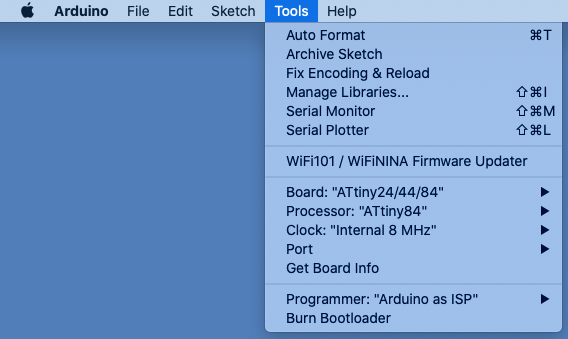 Arduino Settings