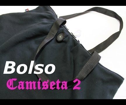 Bolso Reciclado De Una Camiseta
