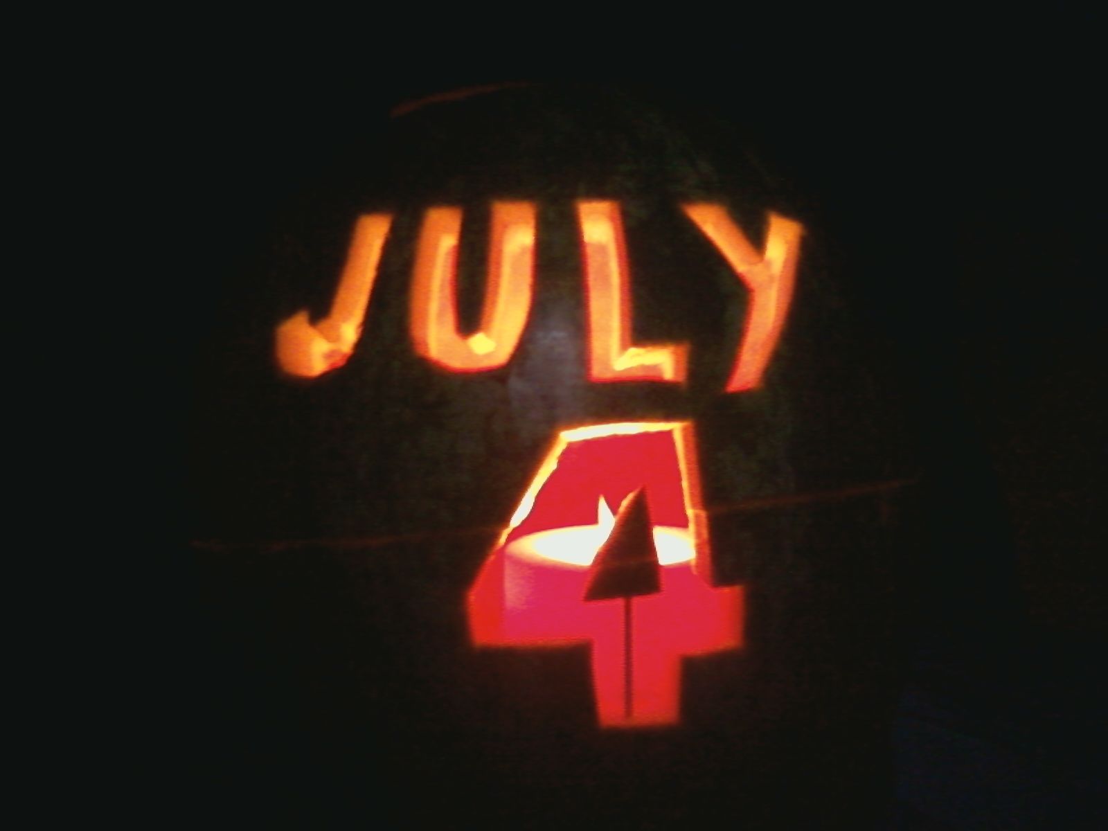 How to Make a 4th of July Jack-o-lantern Out of a Watermelon: a Fourth-o-Lantern
