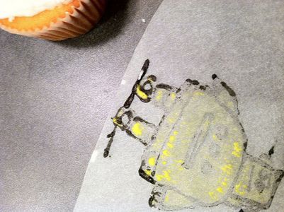 Frozen Buttercream Transfer