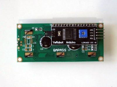 Arduino Nano: I2C 2 X 16 LCD Display With Visuino : 6 Steps (with ...