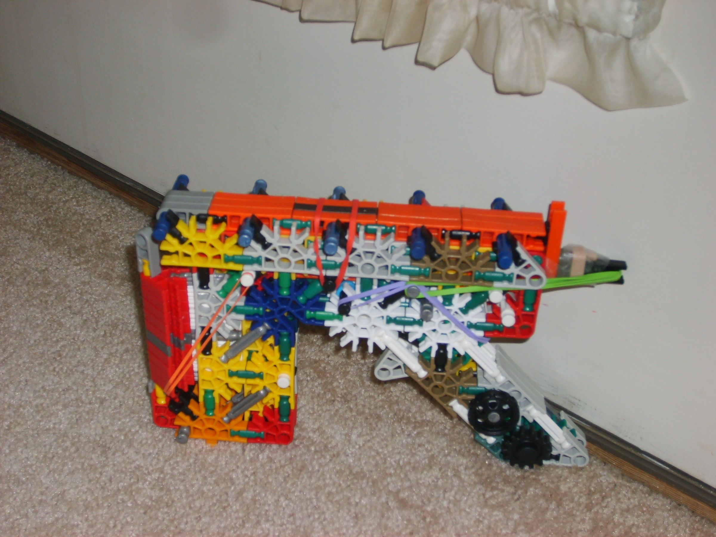 Knex Oddammo Pistol W/slide and Removable Mag by Knexfreak95