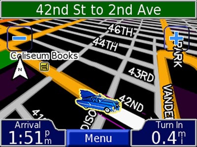 Animated Gps Batmobile Icon