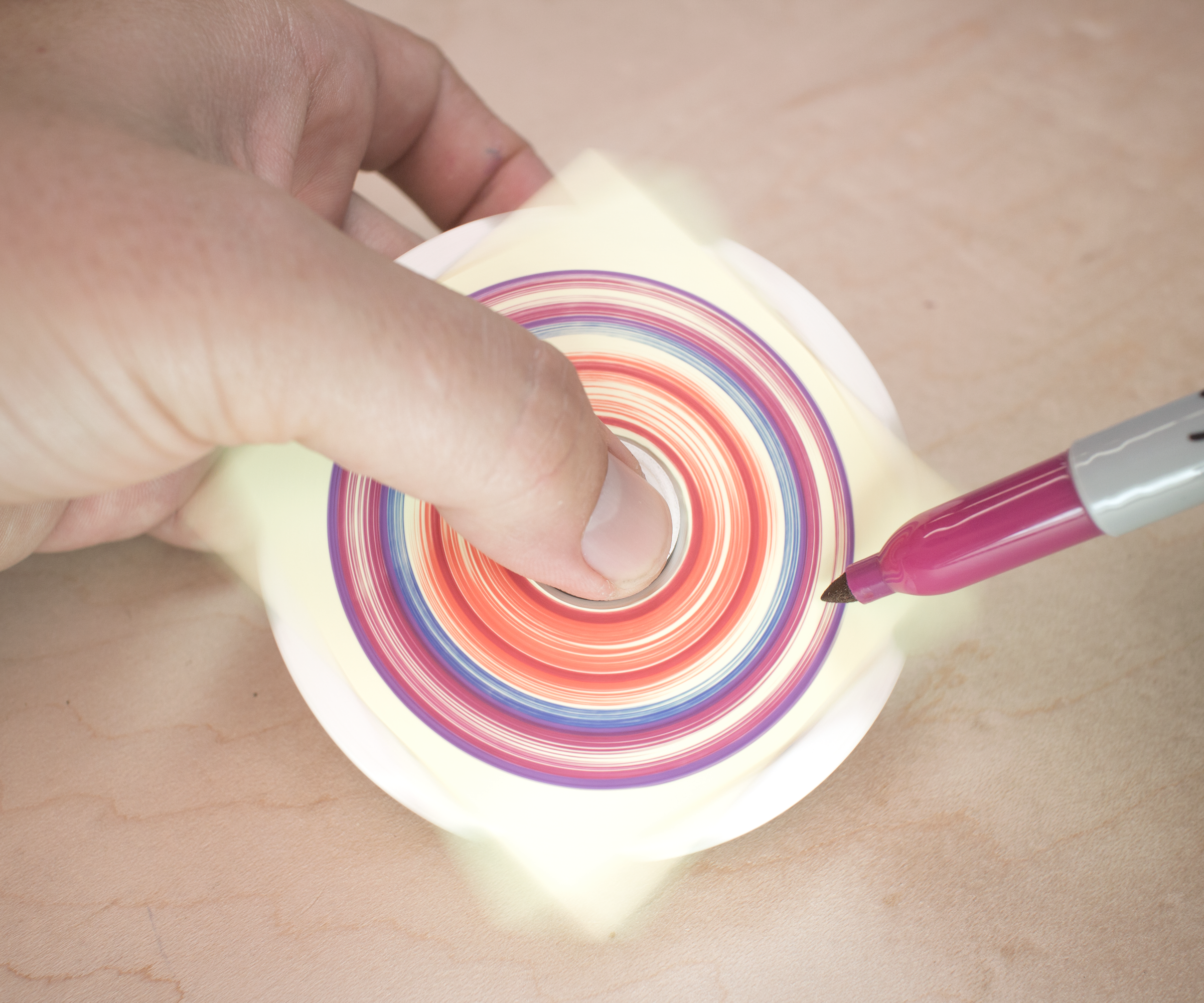 Spiral Art Fidget Spinner