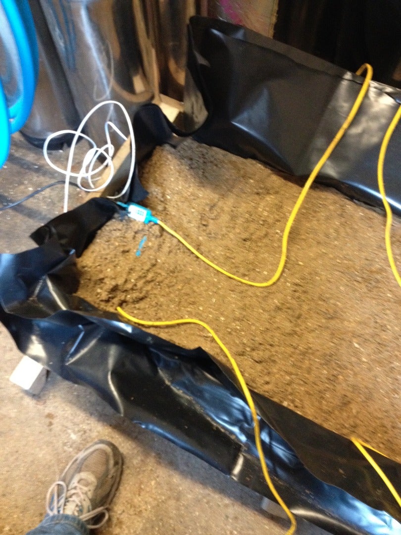 Lay the Soil Warming Cable