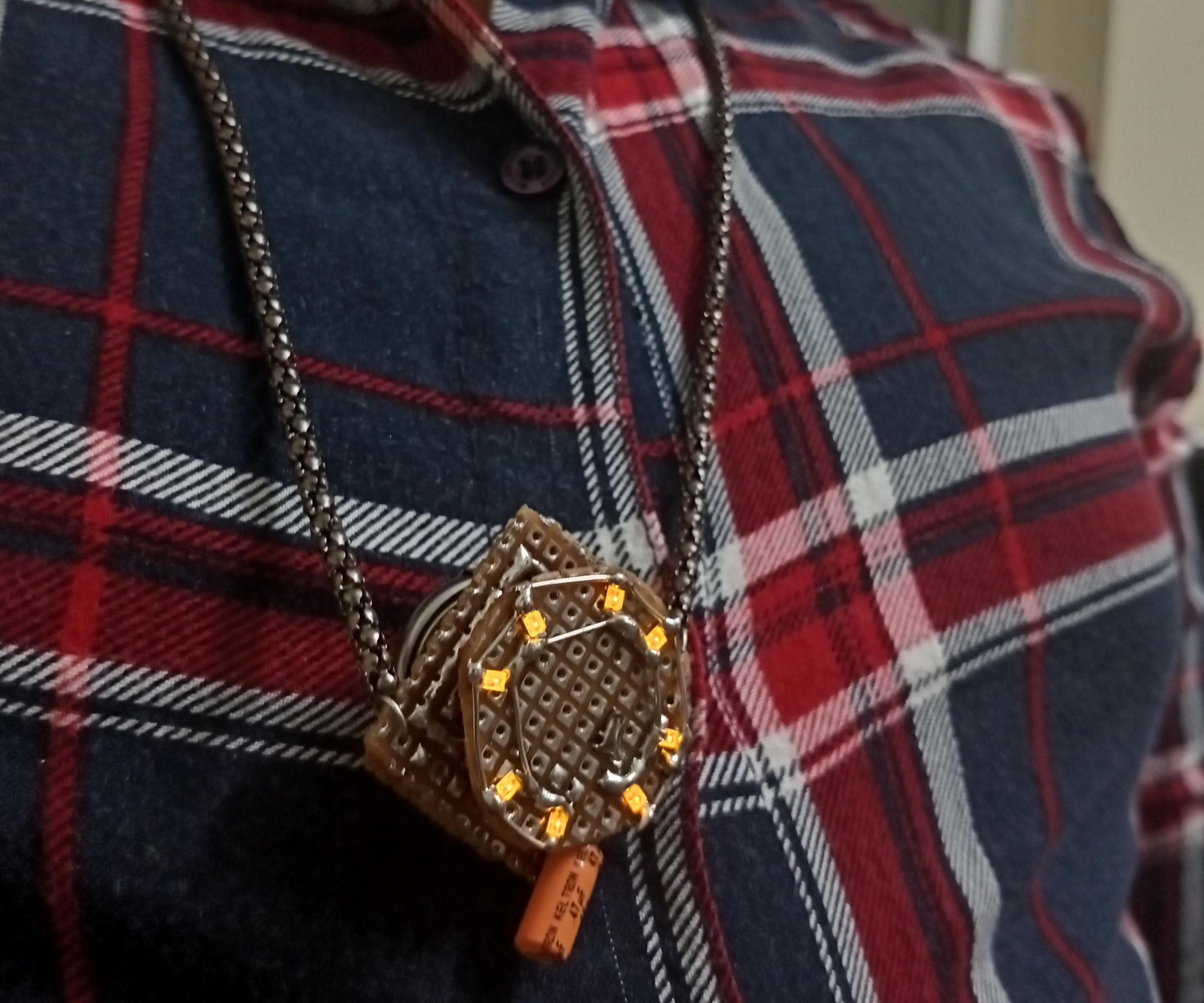 Electronic Party Wear Pendant