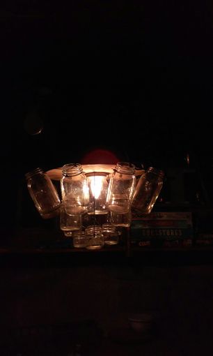 Mason Jar Chandelier