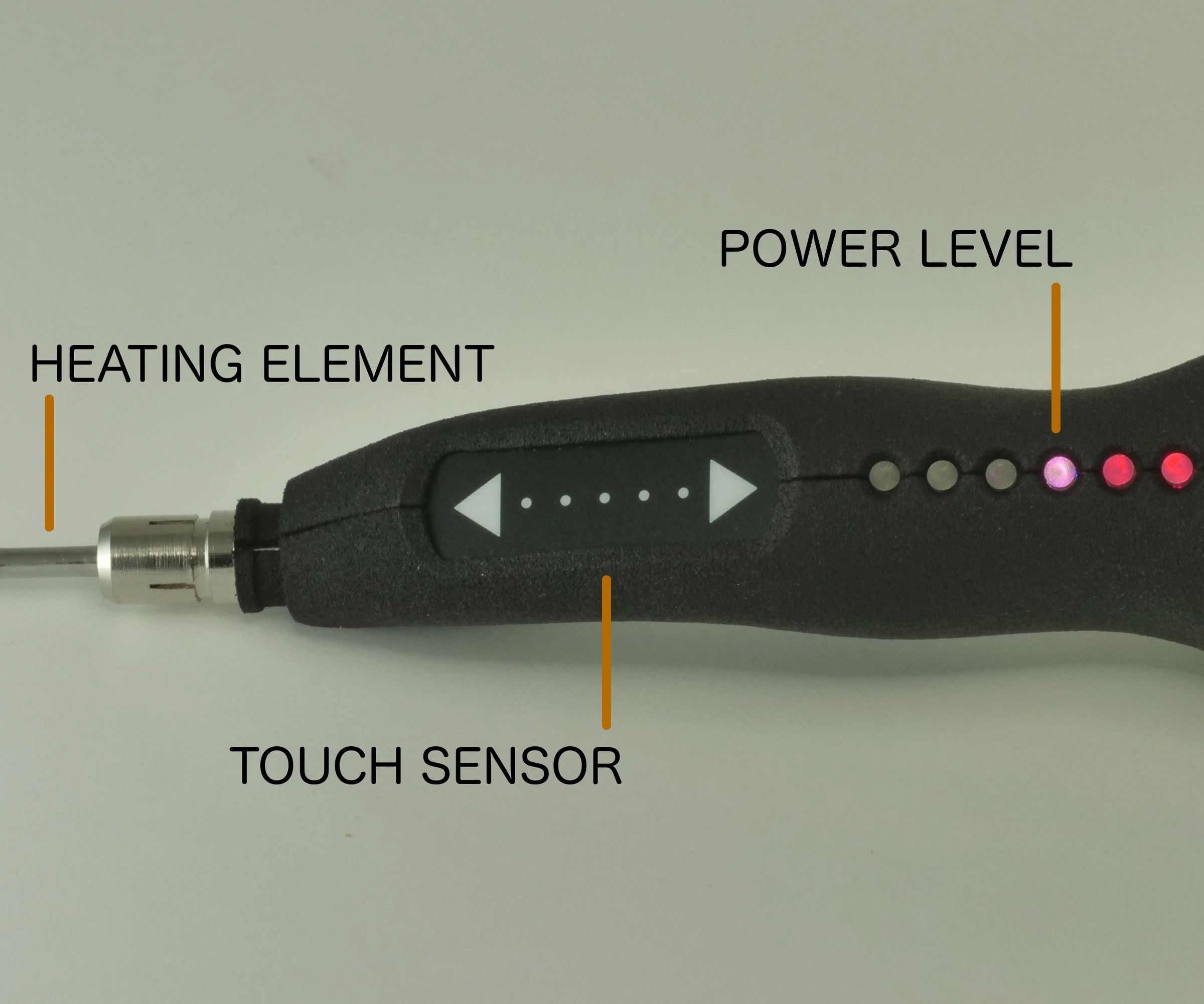 Solderdoodle Plus: Soldering Iron With Touch Control, LED Feedback, 3D Printed Case, and USB Rechargeable