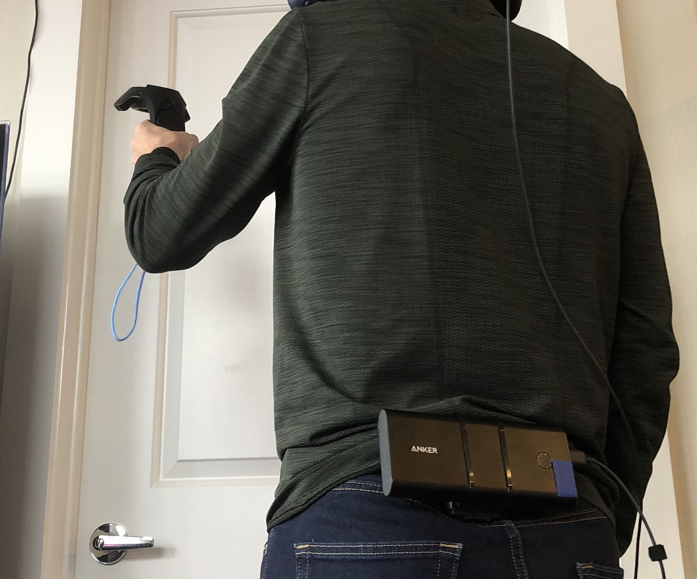 Belt Mounted 10+ Hour HTC Vive Wireless Power Pack (VR)