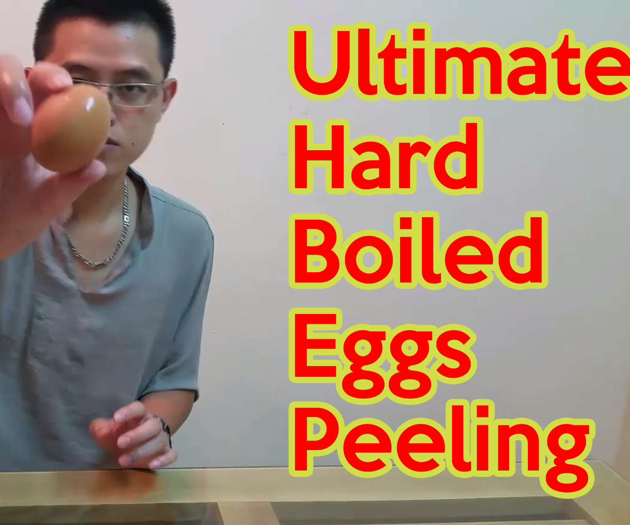 Ultimate Hard Boiled Eggs Peeling
