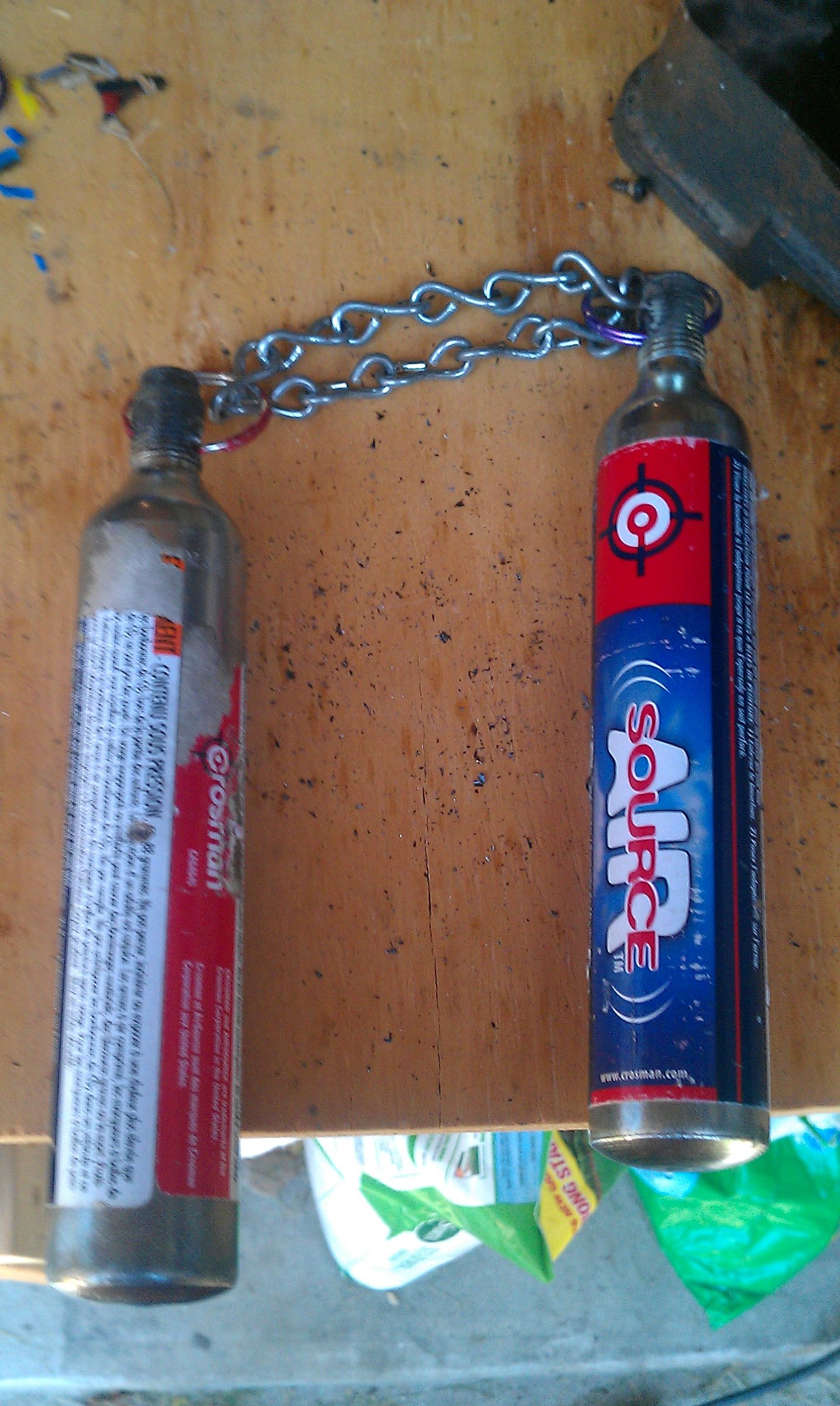 DIY CO2 Canister Nunchuks