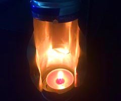 Beercan Mosquito Repellent Cum Camping Light.