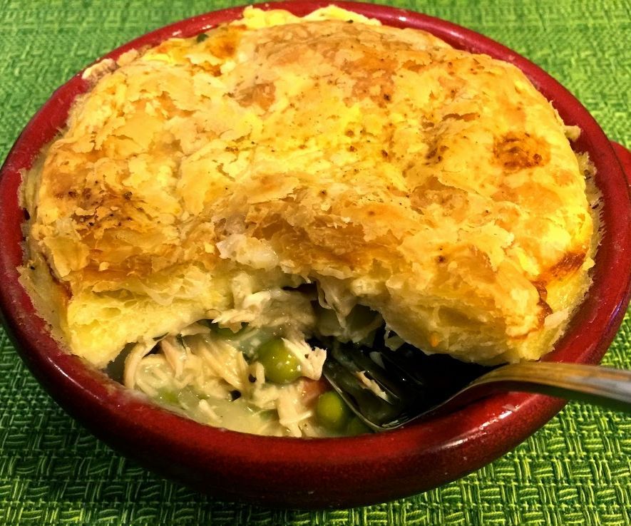 Chicken Pot Pie With Puffed Pastry Dough