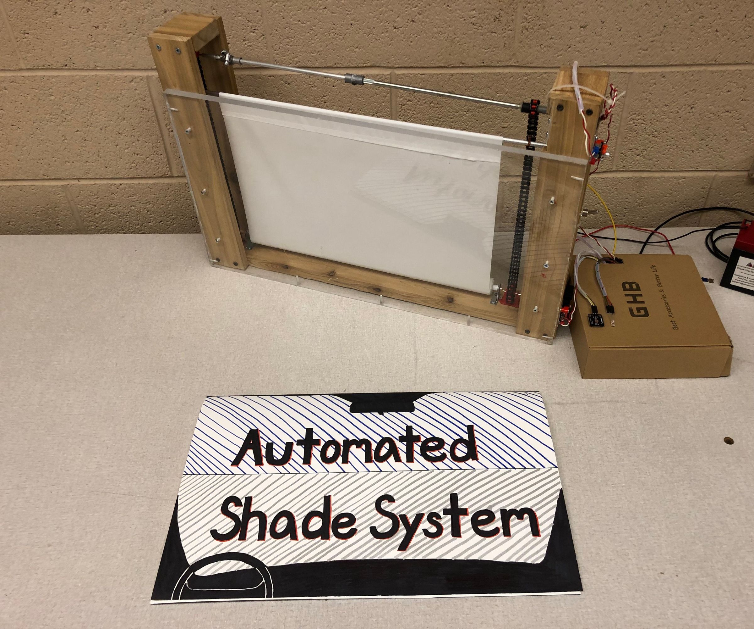 Arduino Uno Automated Sunshade System
