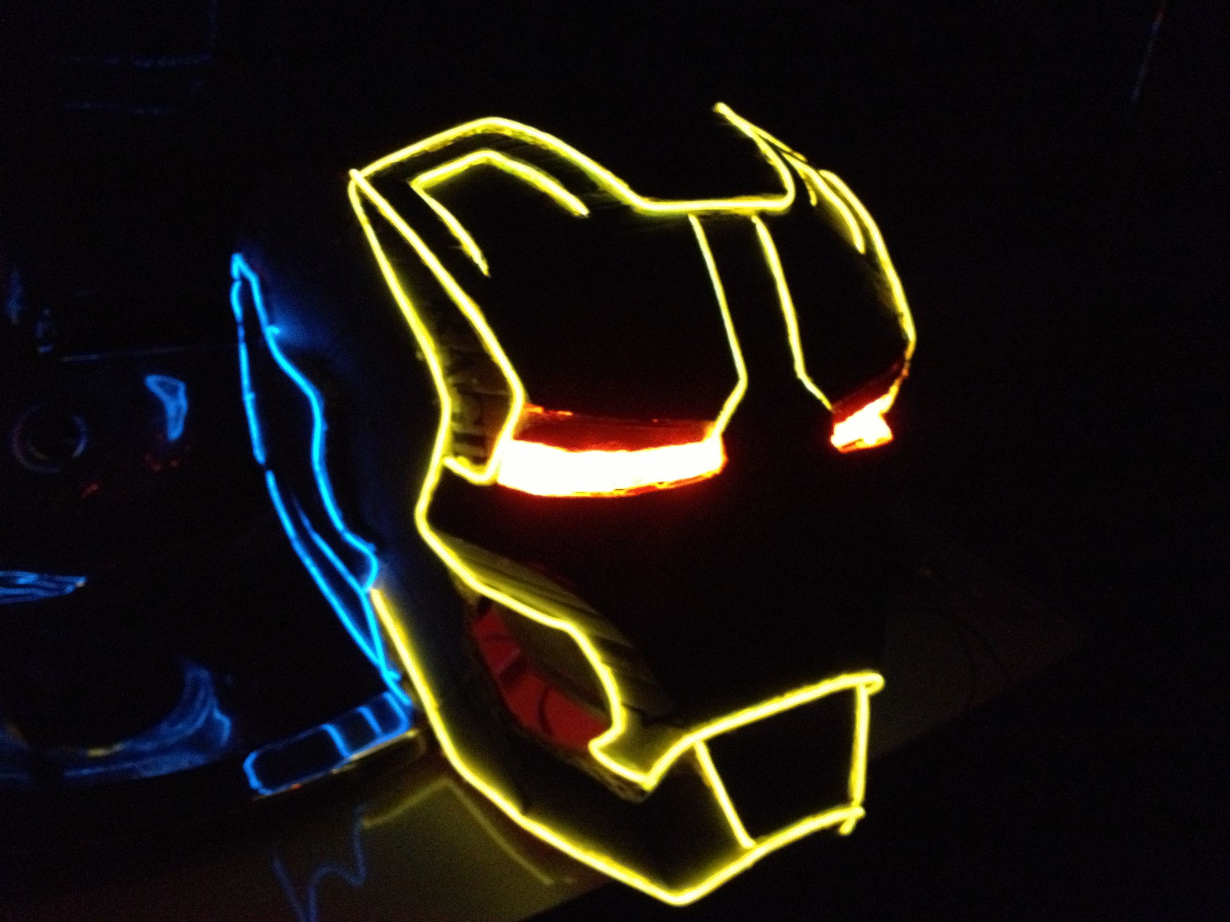 iron man (tron style) helmet