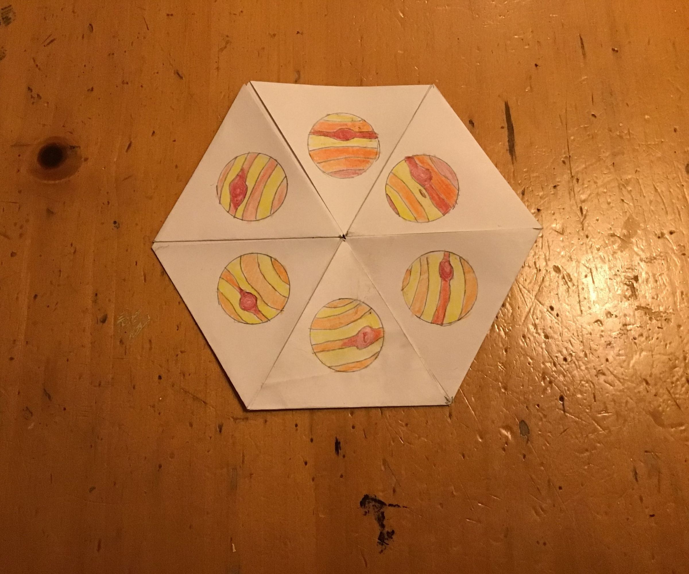 DIY Paper Hexahexaflexagon