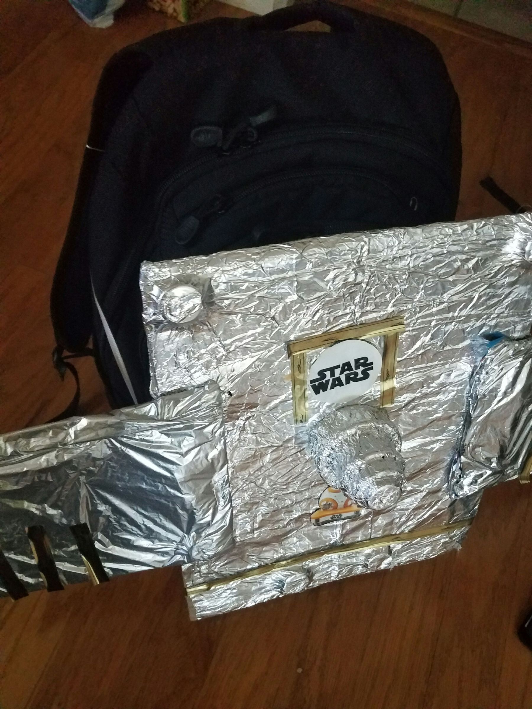 How to Make a Find "x" Wing Halloween Costume 