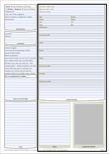 Character Data (Backstory)