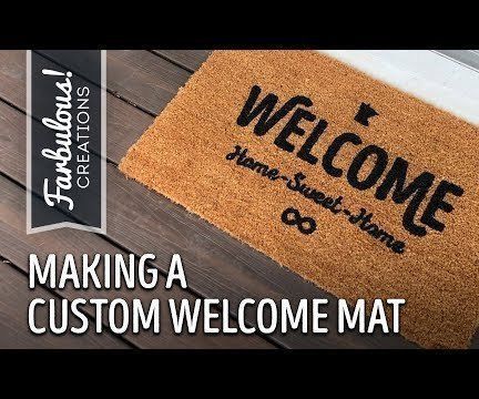 Making a Custom Welcome Mat