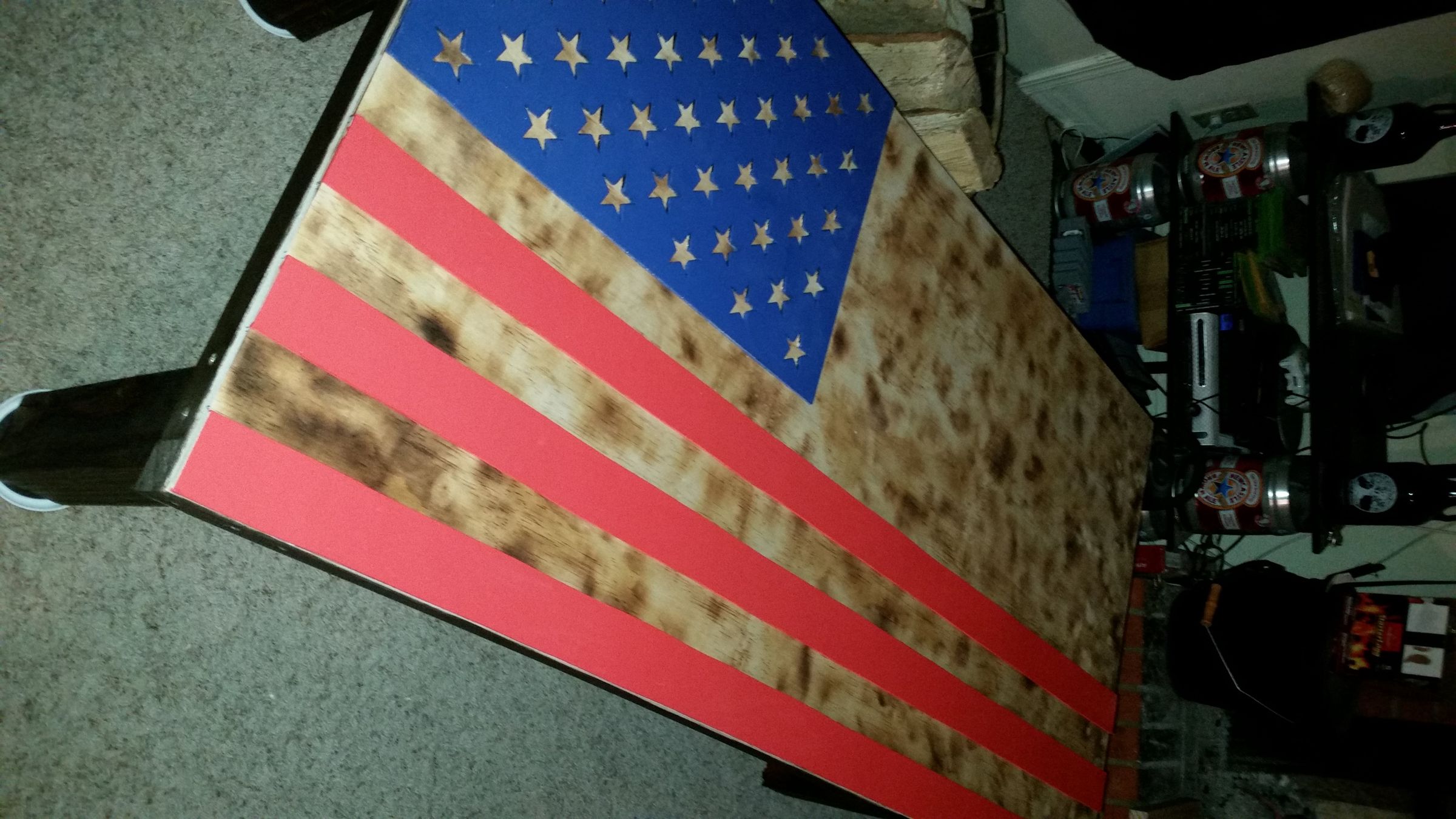 American Flag Coffee Table 10 Steps (with Pictures) Instructables