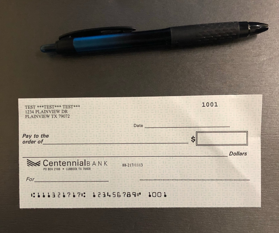 How to Write a Check 