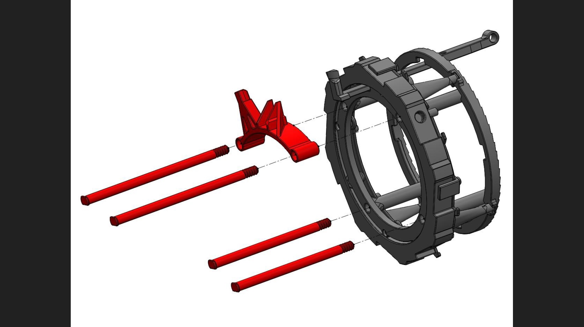 The Arcus Fully 3D Printed Rubber Band Gatling Gun 33 Steps (with