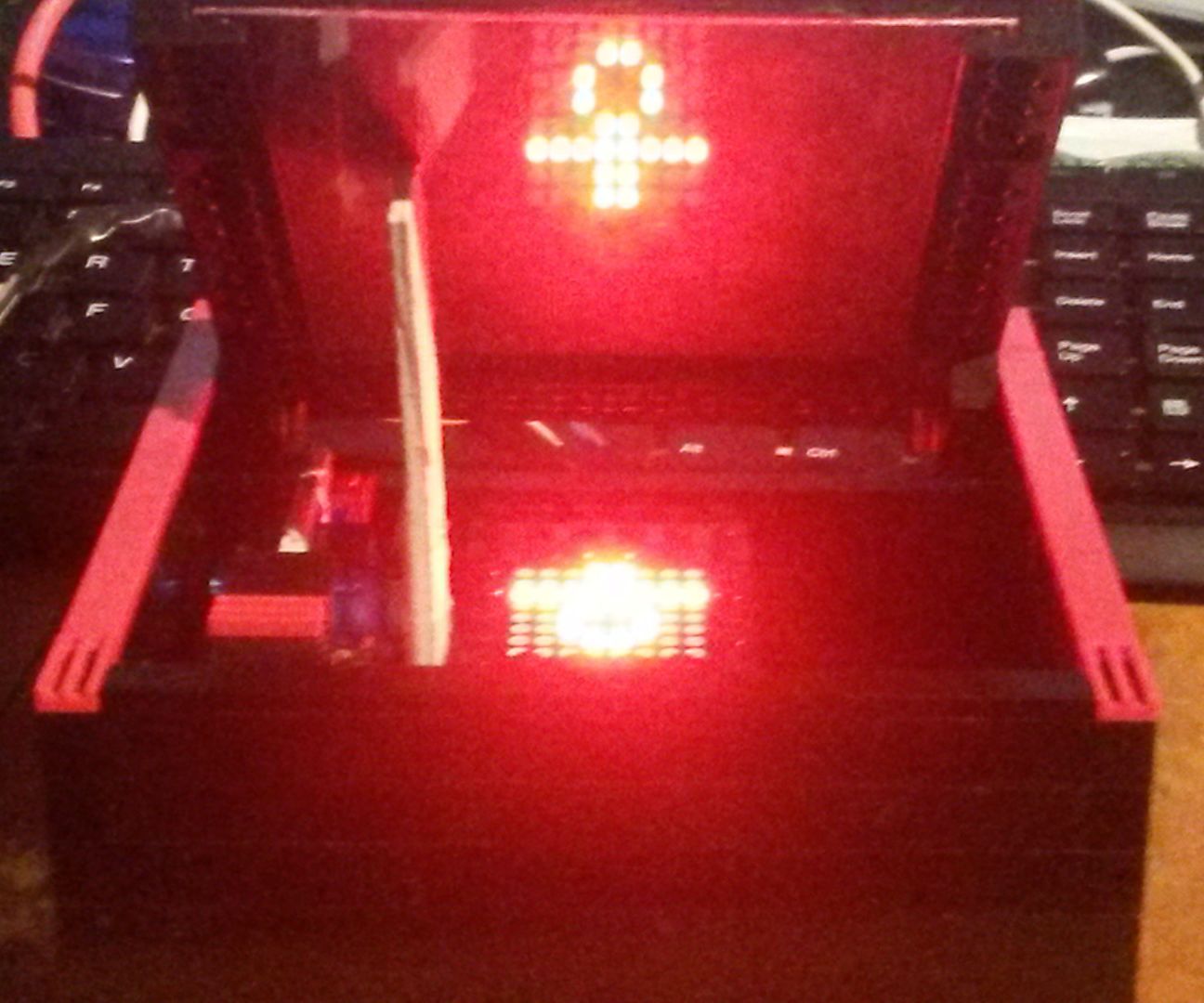 Interactive Refracted Matrix Display
