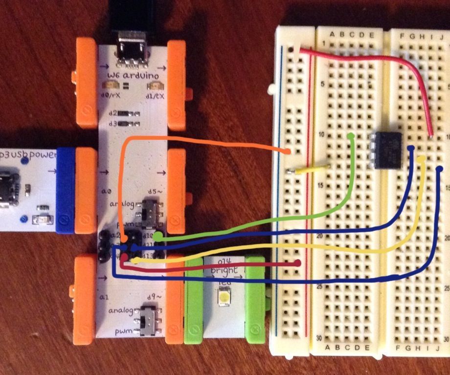LittleBits Arduino As ATtiny Programmer