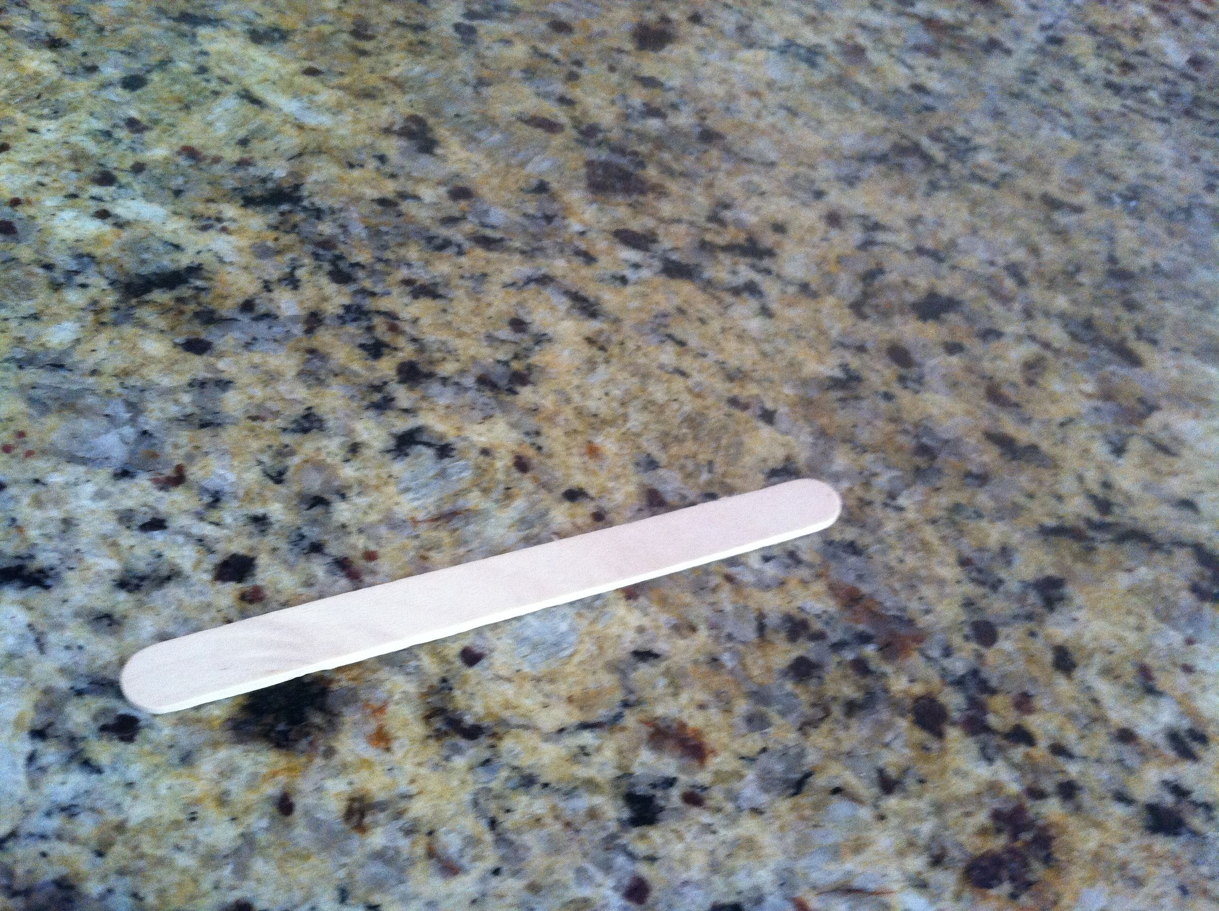 Popsicle Stick Fixed Blade