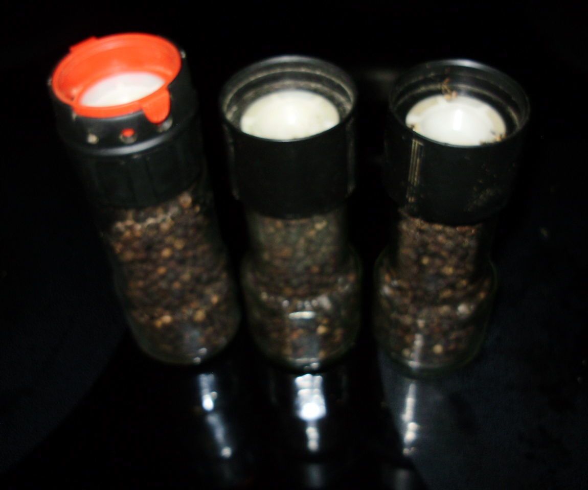 Recycle Peppercorn Grinders