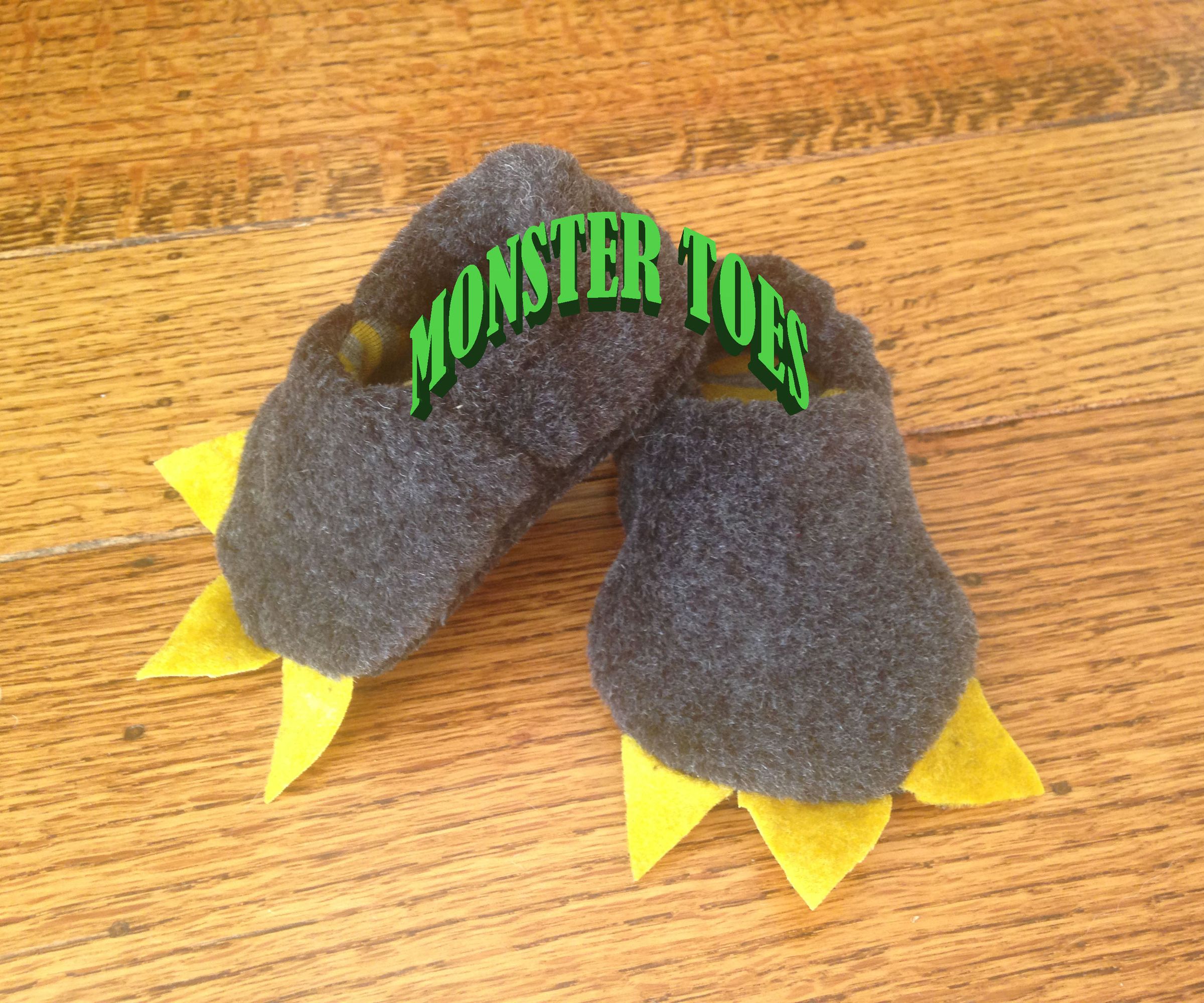 Make Your Little Monster Some Slippers!