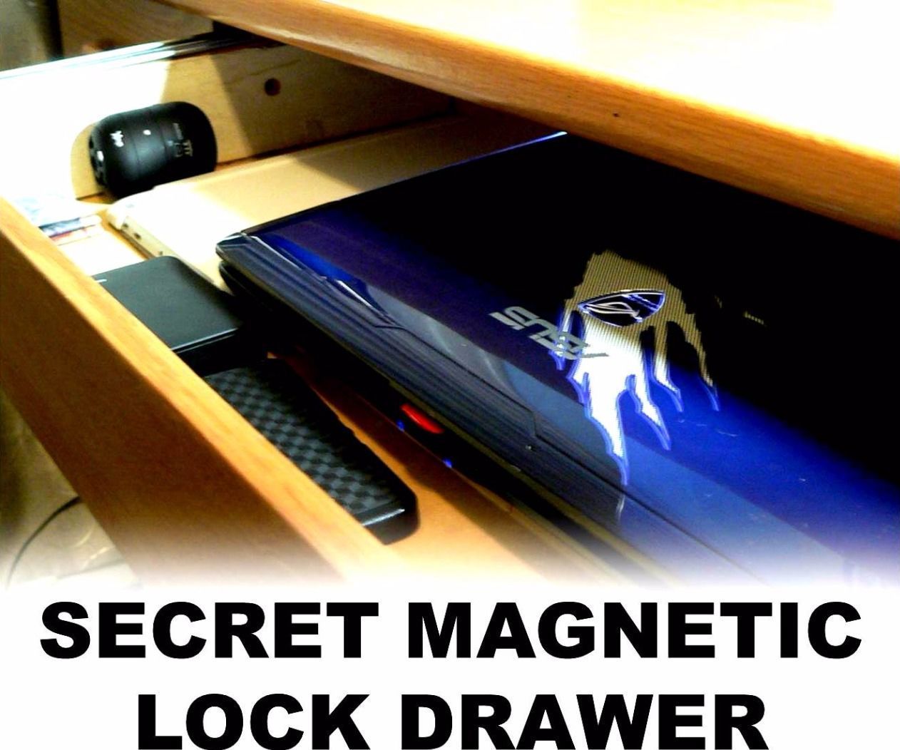 SECRET MAGNETIC LOCK DRAWER