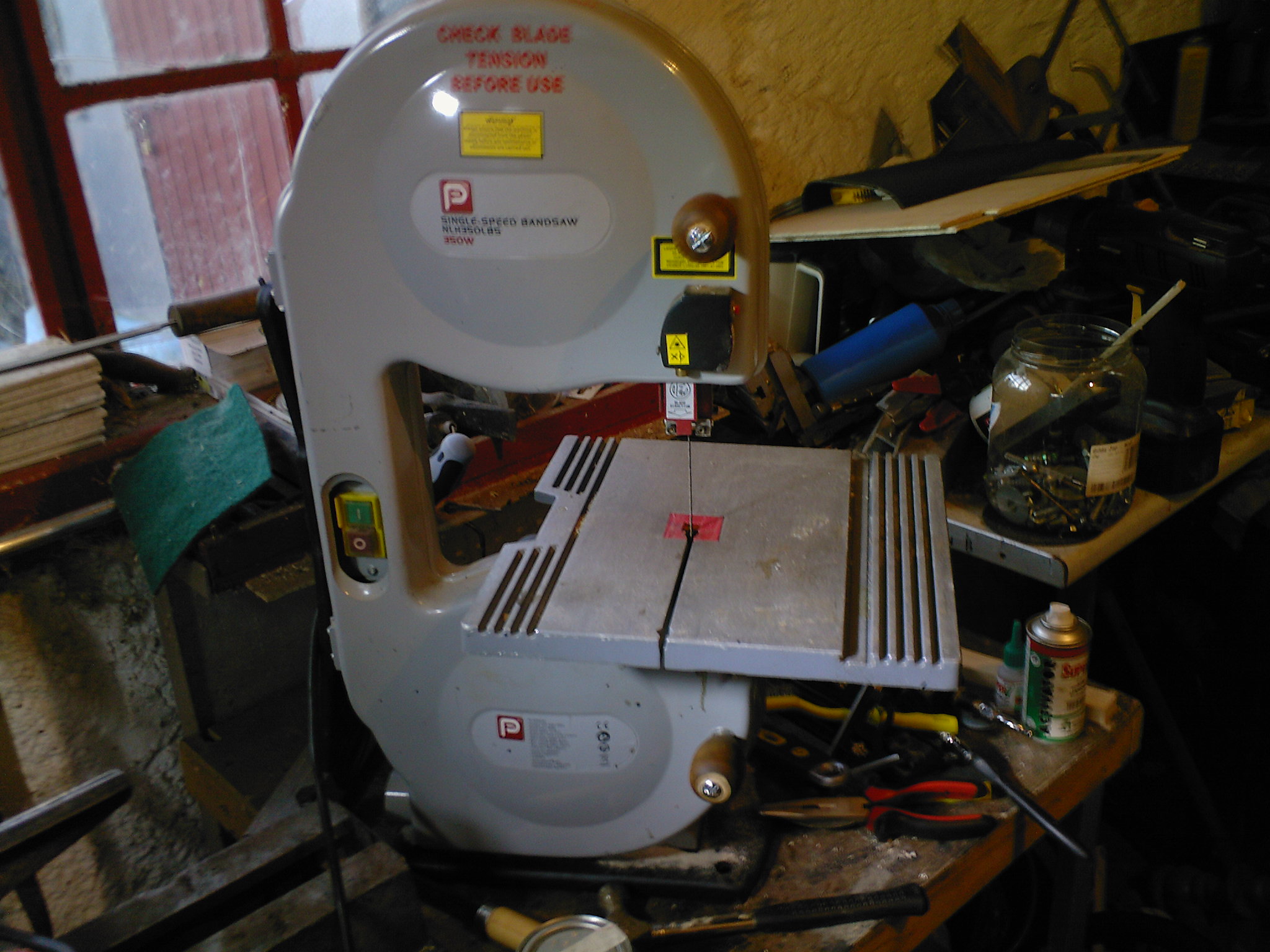 Band Saw Improvements - Make Changing Blades Easier.