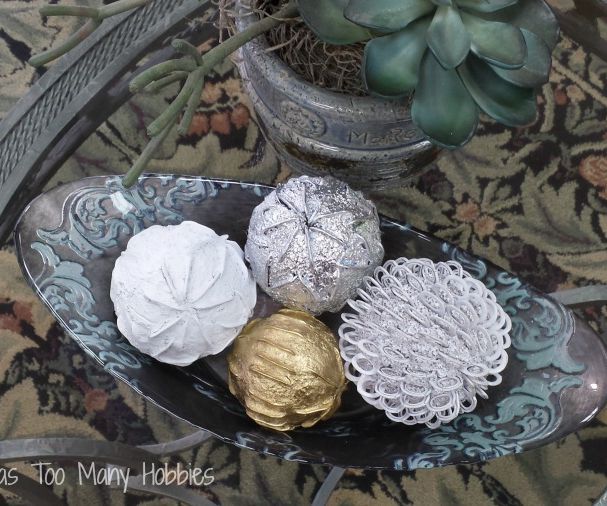 Decorative Globes Using Pull Tabs