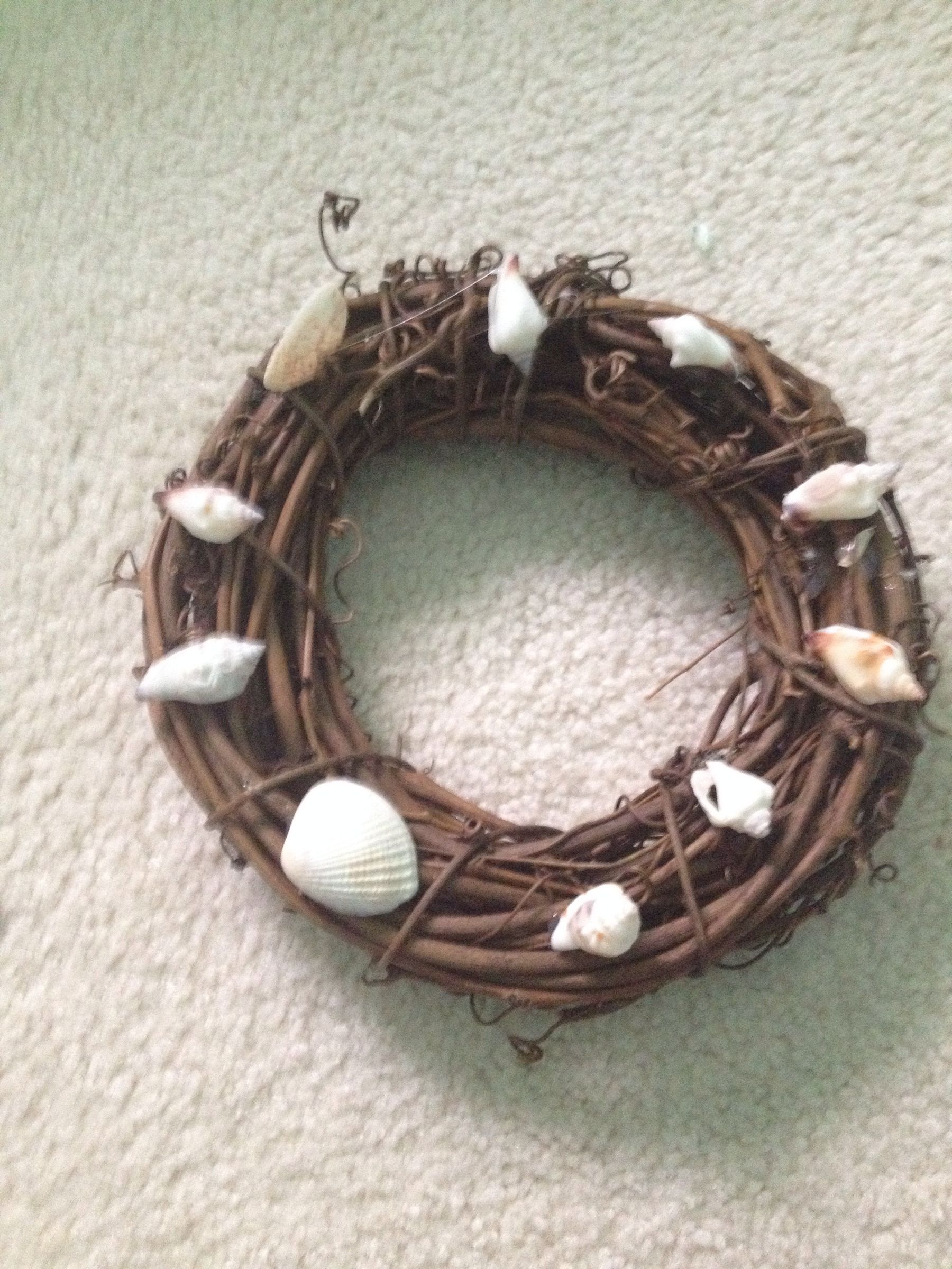 How to Make a Shell Wreath