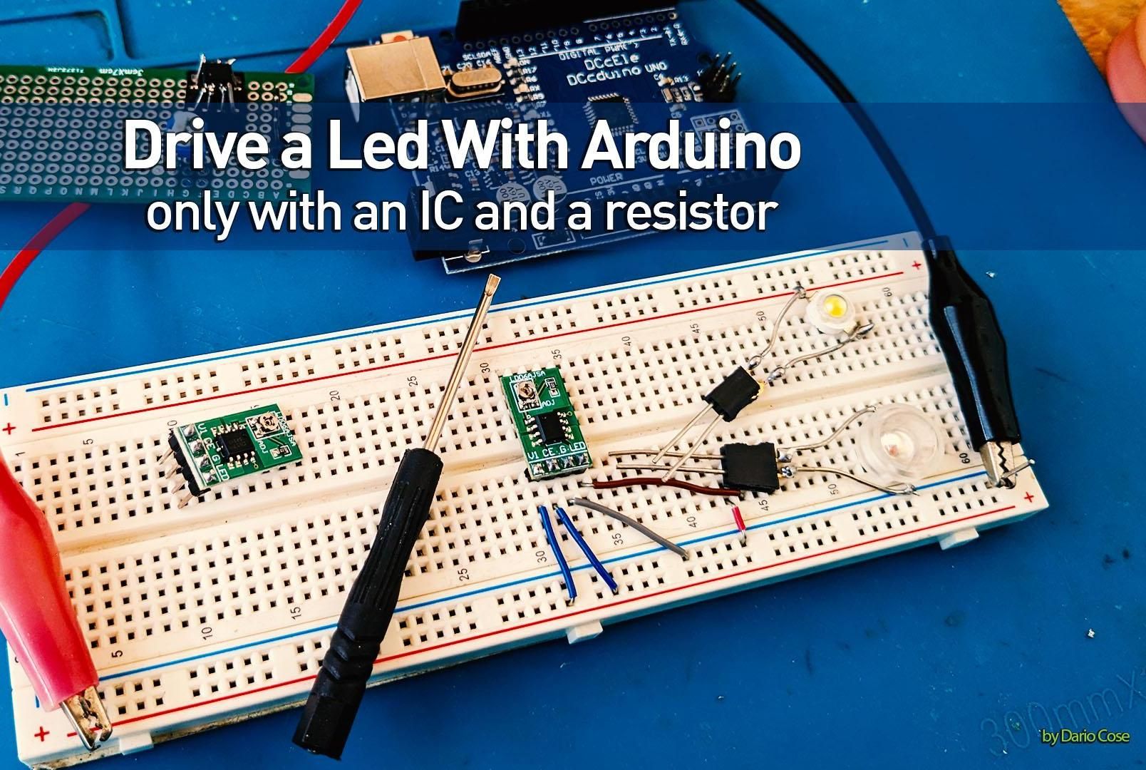 How to Drive a Led With Arduino or Potentiometer (CN5711) : 5 ...