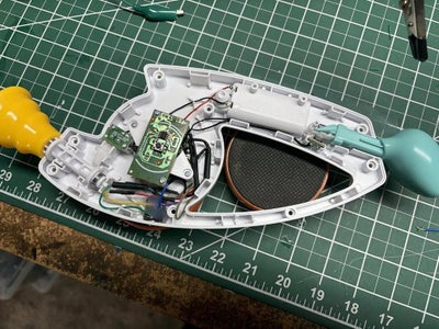 Hot Glue Headphone Jack Into Place