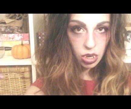 Last Minute Costume DIY Vampire