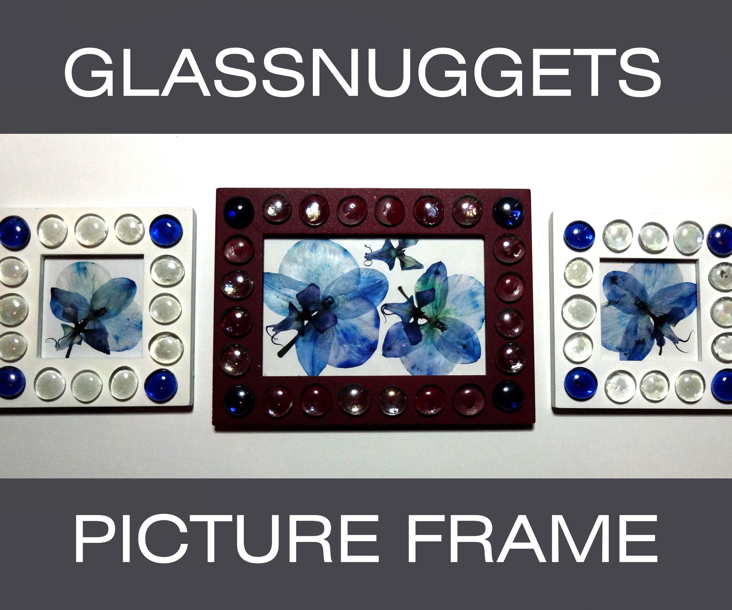 Pimp Up Your Picture Frame With Glassnuggets! :)