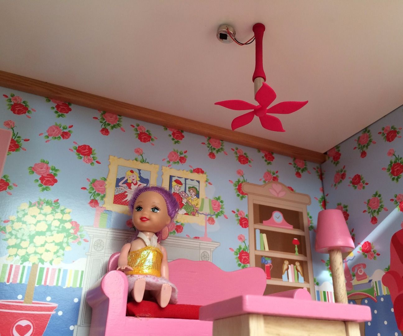 Dollhouse Fan 3D Printed