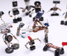 Sparebots selfmade electronic waste DIY Project 