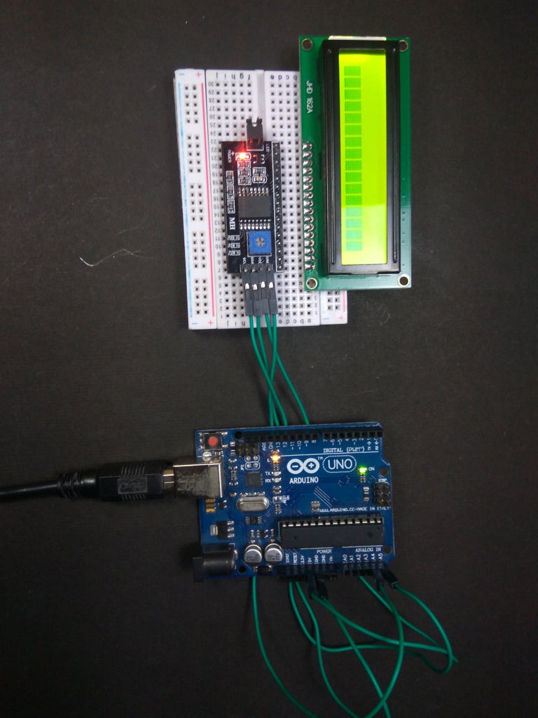 Use 16x2 LCD With I2C : 4 Steps - Instructables