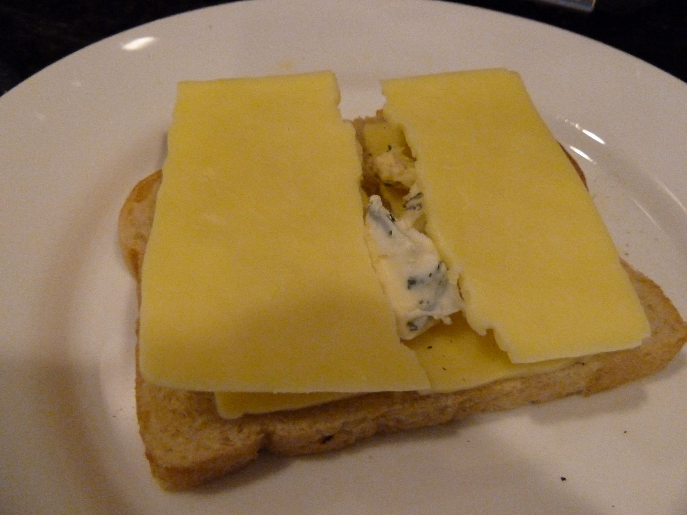 Blue Cheese & Truffle Oil Grilled Cheese Sandwich 4 Steps Instructables