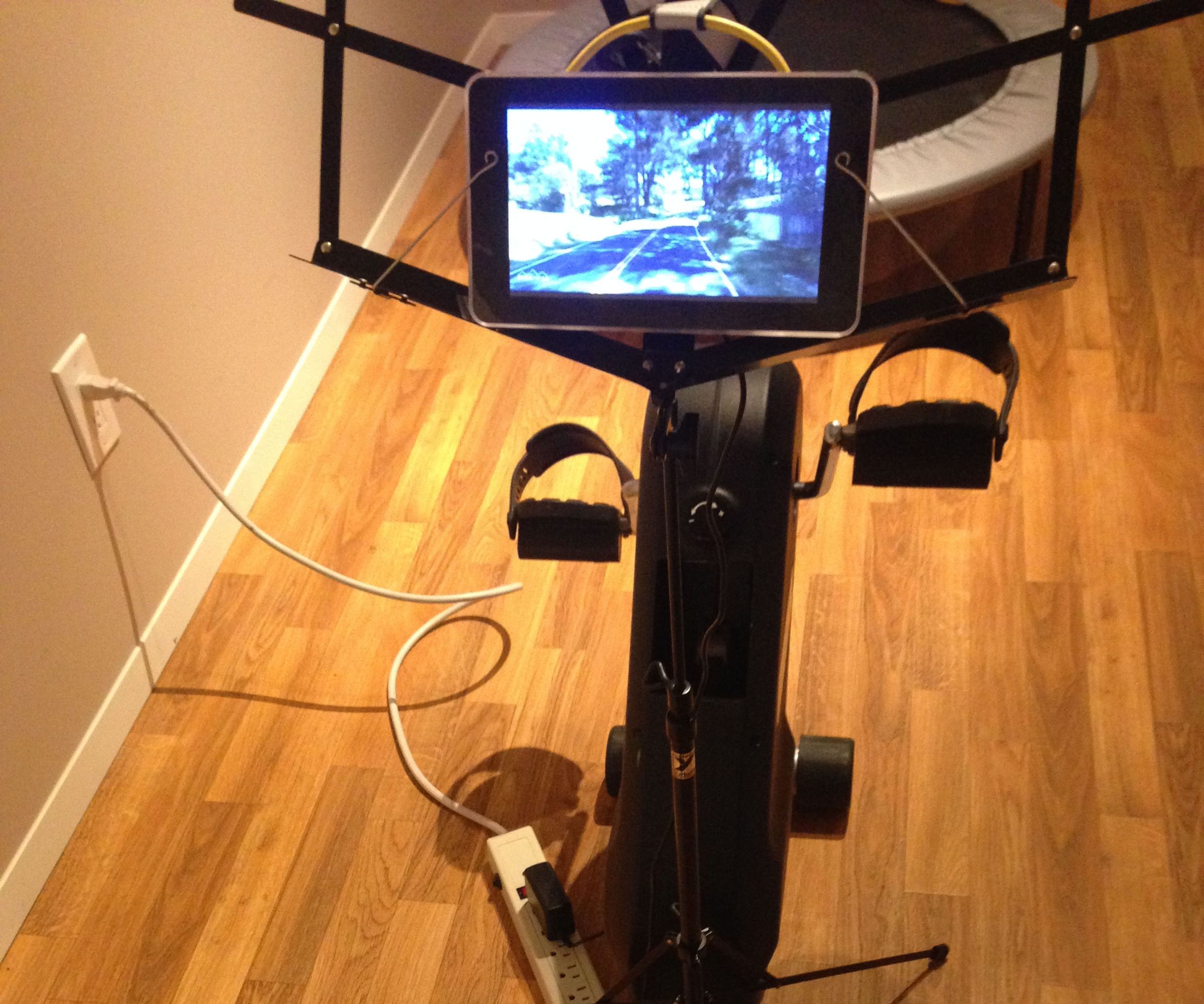 Exercise Bike Video Player Modification