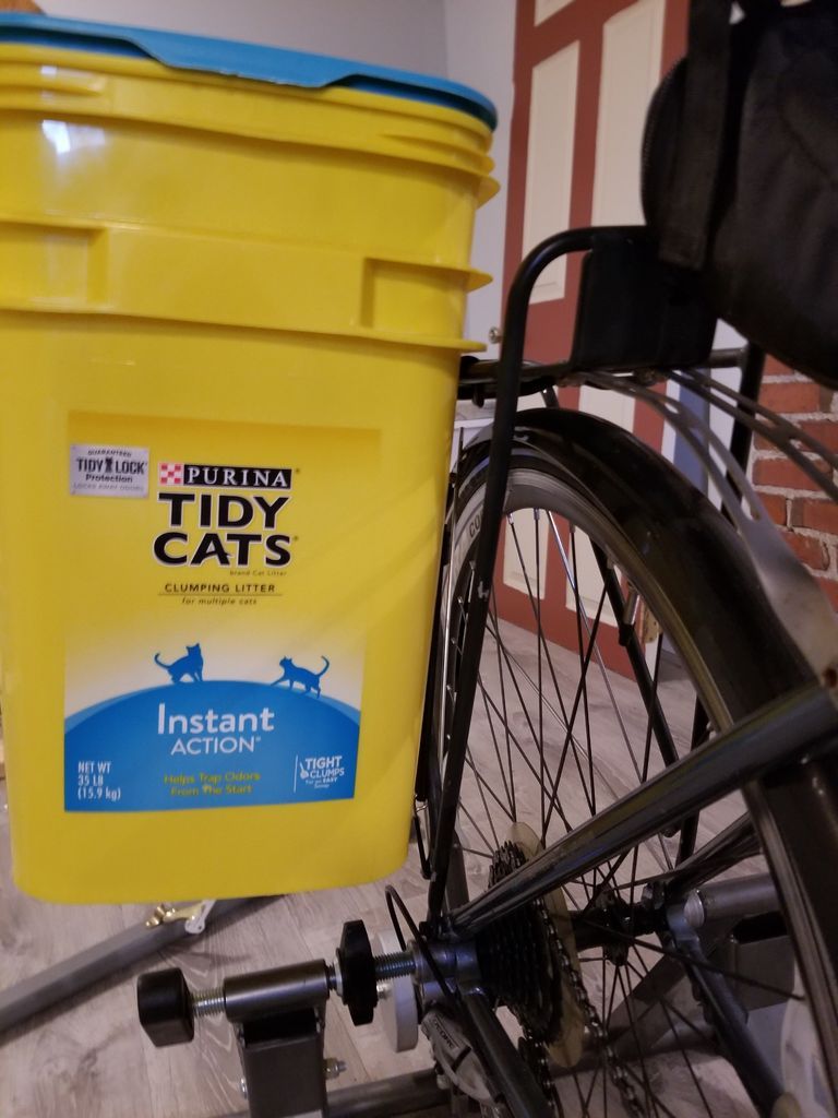 Kitty Litter Pannier 3 Steps