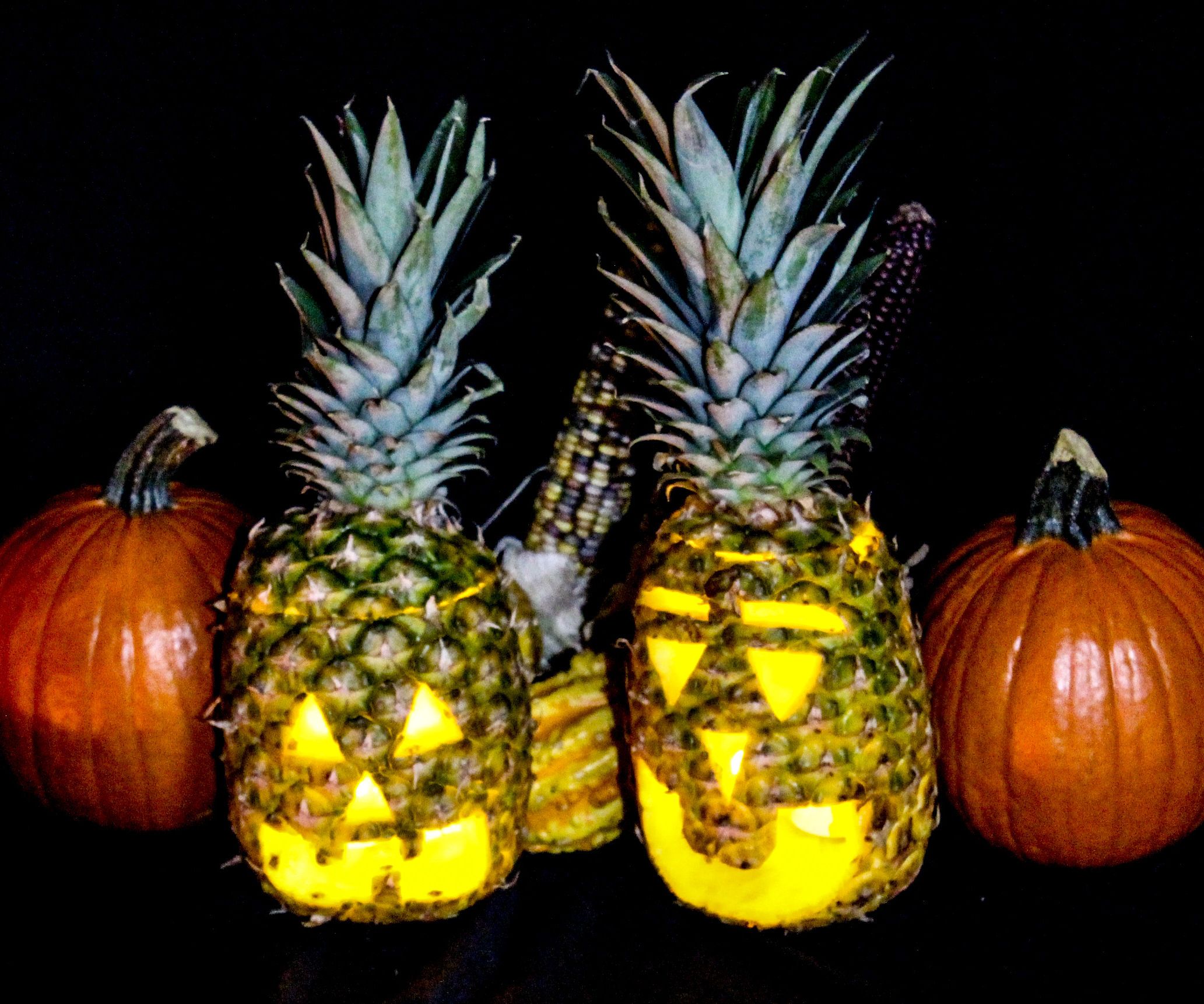 Pineapple Jack-o'-Lantern