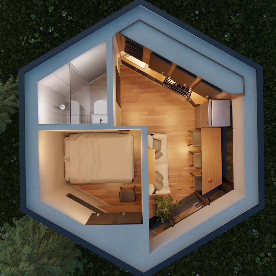 Hex-House: Affordable Hexagonal Modular Homes : 24 Steps Hex-House: Affordable Hexagonal Modular Homes : 24 Steps